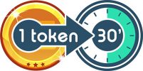 1 token = 30'